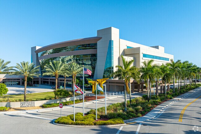 Charles F. Dodge City Center is the venue for all significant events in Pembroke Lakes South.