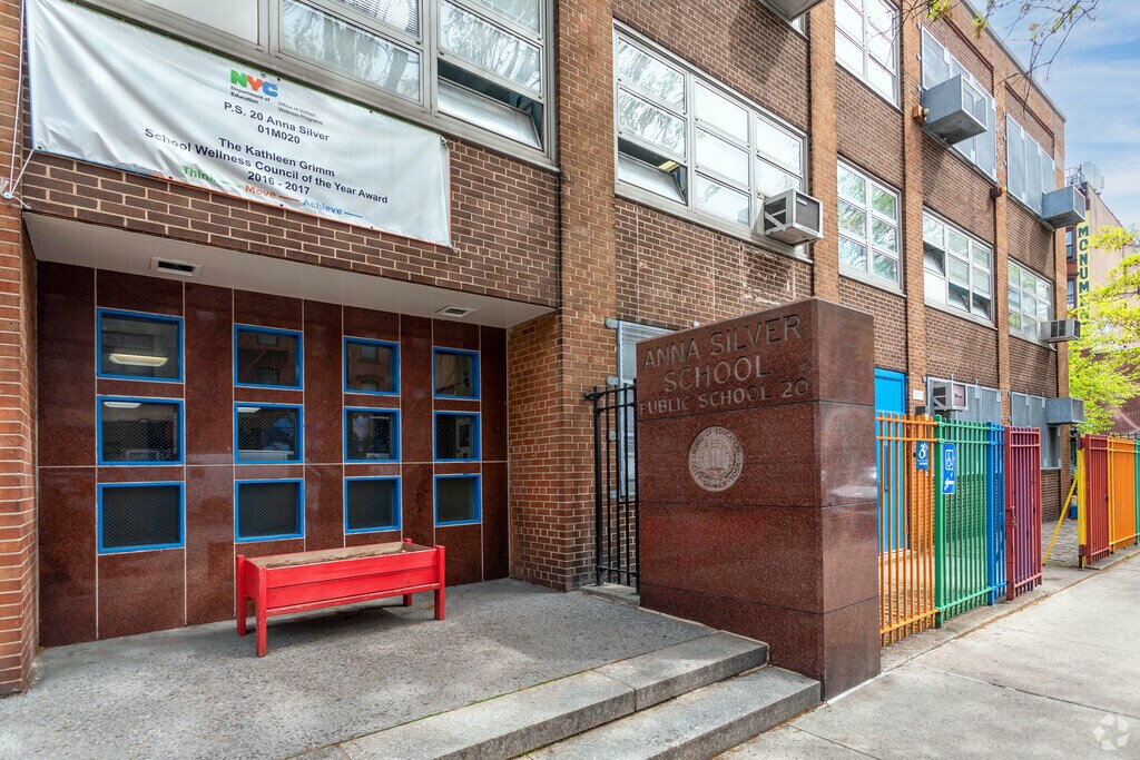 Anna Silver Elementary stands proud in the heart of the Lower East Side.