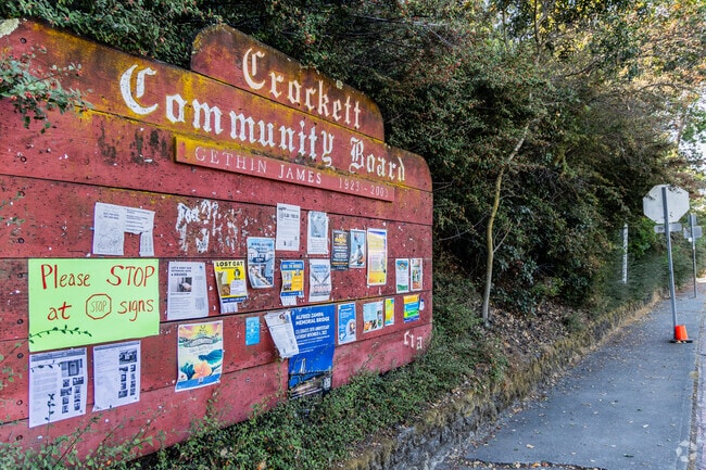 Crockett is a small town with an active community presence, 30 miles from San Fransisco.