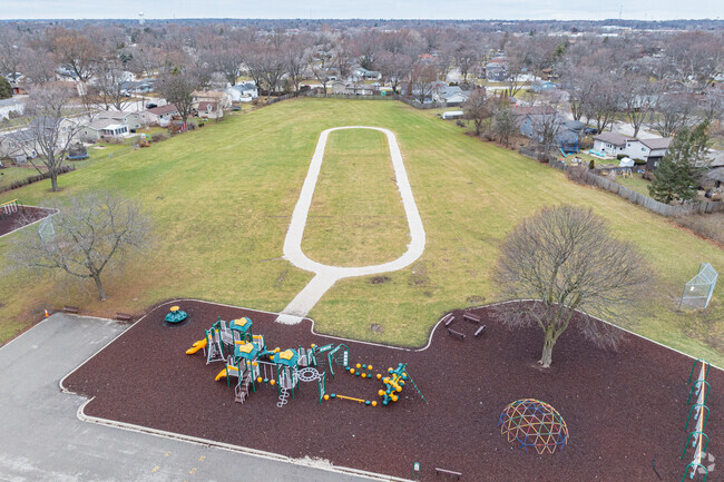 Coventry Elementary School offers students a large play area to enjoy.