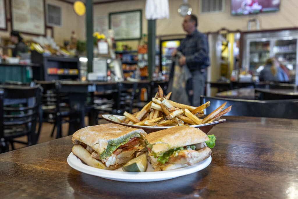 Locals pack in to the Green Village Deli in New Vernon everyday for breakfast and lunch.