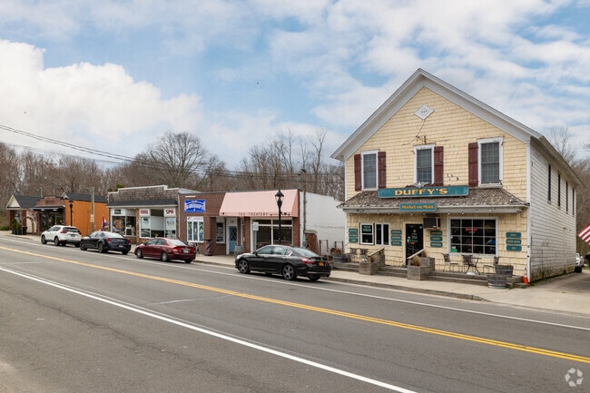 Main Road  in Jamesport has its historic district with its cute shops and restaurants.