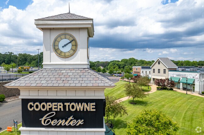 Cooper Towne Center provides retail and leisure options in Somerdale, New Jersey.