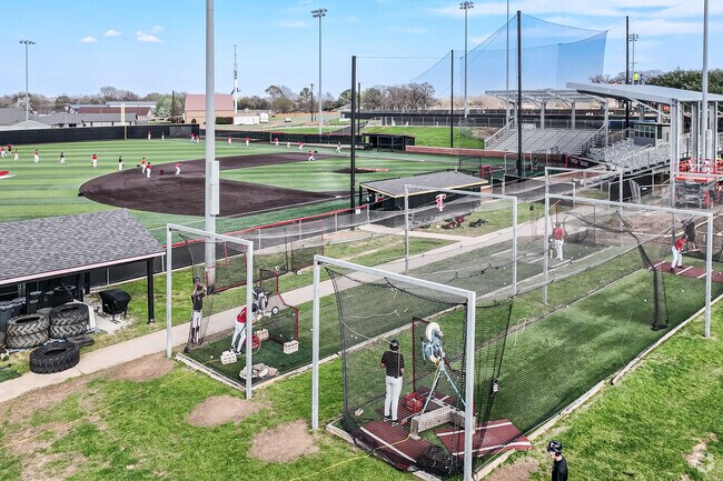 Trinity High School in Euless  hosts is own sports hall of fame.