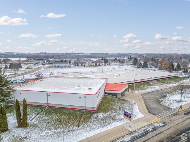 Yahara Elementary School has nice sized campus.