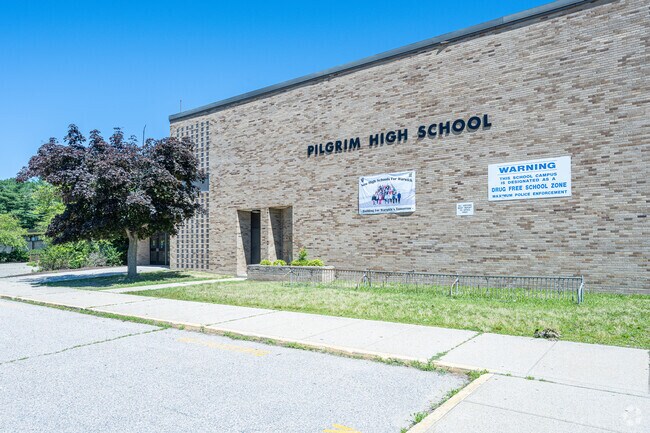 Students in Palace Garden can complete their secondary education at Pilgrim High School.