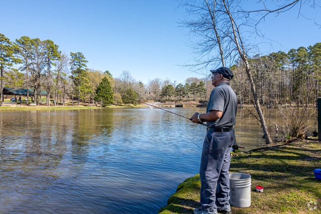 Be sure to cast a line on your next visit to Park Road Park in Barclay Downs.