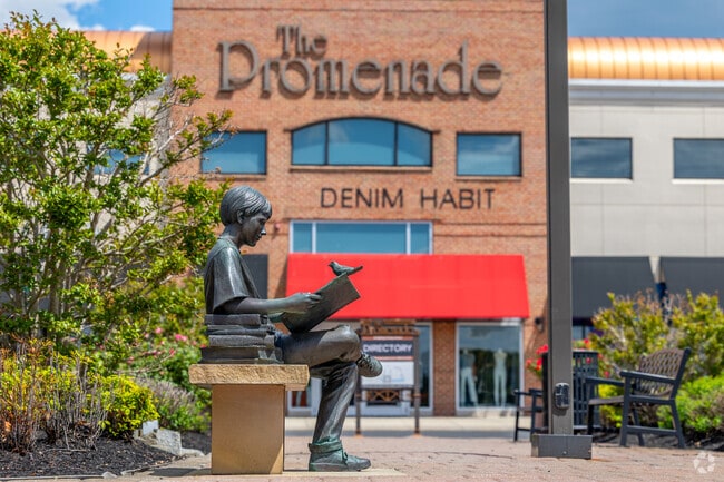 The Promenade at Sagemore offers a collection of unique upscale stores, situated in an open-air shopping environment in Greentree.