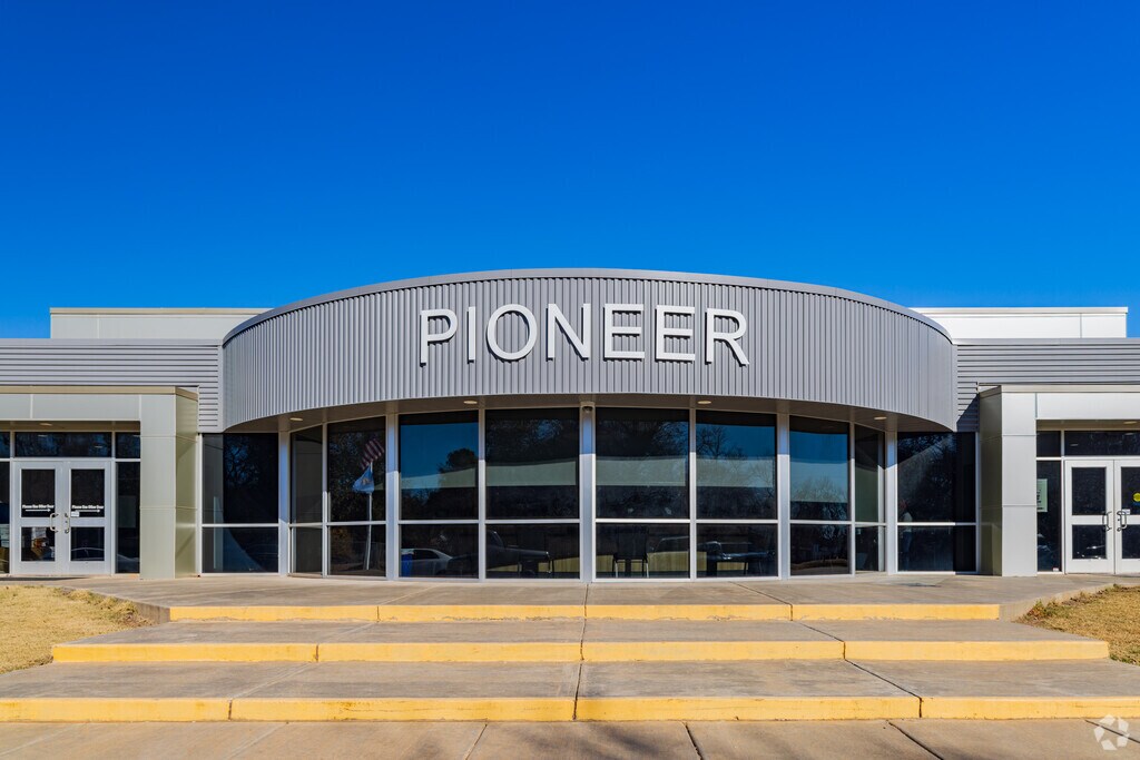 Here is the front entrance of Pioneer Intermediate Elementary School