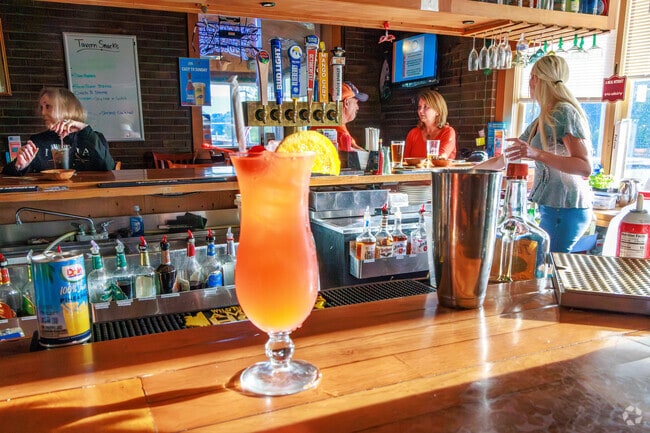 Come have a tasty and colorful mixed drink at Tavern On The Lock in Fulton.