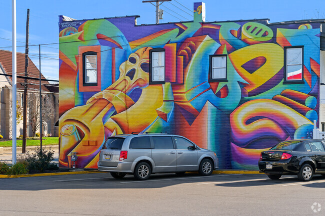This stunning mural was created by Shane Pilster and Max Gonzales in Monaca PA.