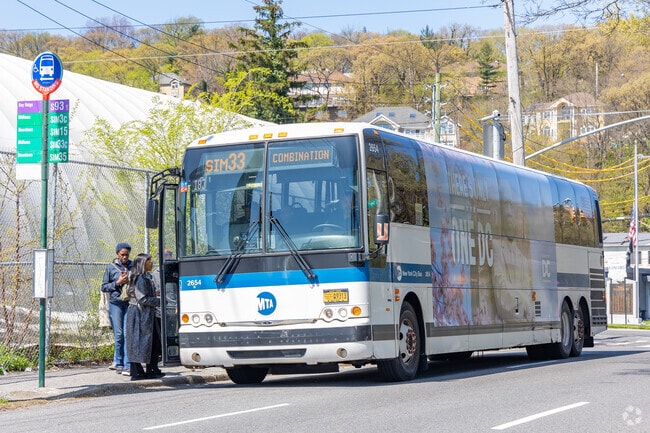 Concord residents have several bus routes that get to Manhattan in about an hour.