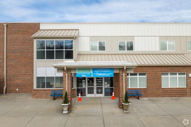 Summerfield Charter Academy has an awesome playground for the students to exercise.