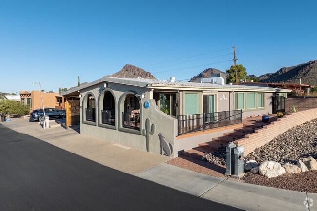 Manufactured homes with a variety of design options are preferred for the 55+ community in Tucson Estates.