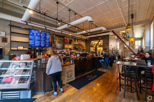 Battlegrounds Coffee in Haverhill serves brewed drinks in a welcoming space.