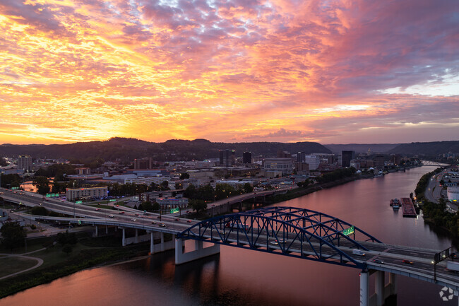 Downtown Charleston is a nearby city from Tornado WV, but has a vibrance to it that attracts visitors.
