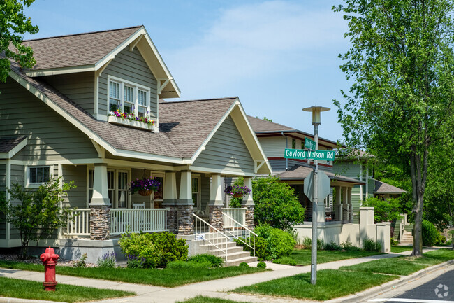 Traditional-modern homes are also sprinkled throughout Middleton Hills.
