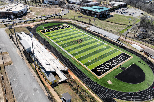 Cheer on your favorite Powderly student athlete when you watch the Dragons play football.