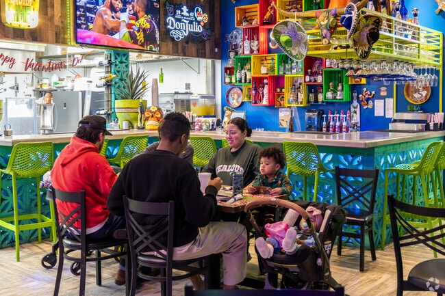 Friends meet up at Lemon Y Sal Mexican restaurant in Pinehurst.