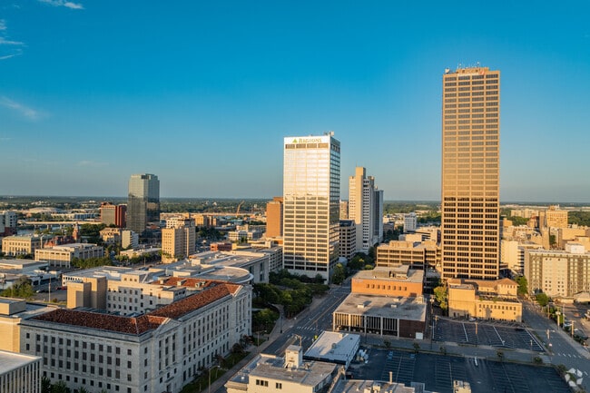 Downtown Little Rock is home to a variety of offices and businesses.