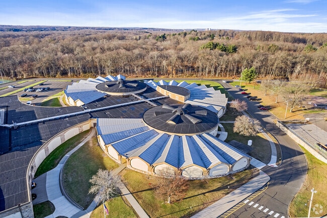 Harry B. Flood Middle School in Stratford offers state of the art athletic facilities.