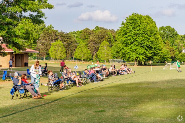 Jamestown Park's sports complex hosts a youth soccer league for Nottingham kids.