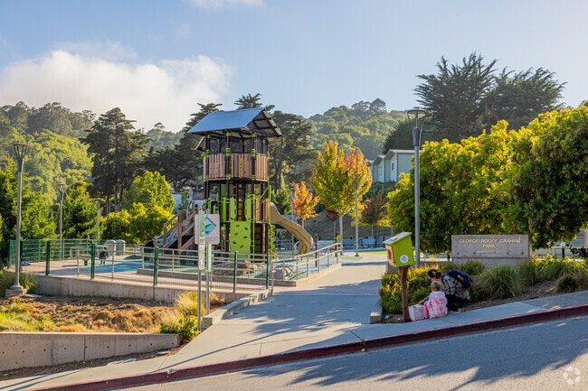 Rocky Graham Park is the only outdoor recreational space in Marin City.