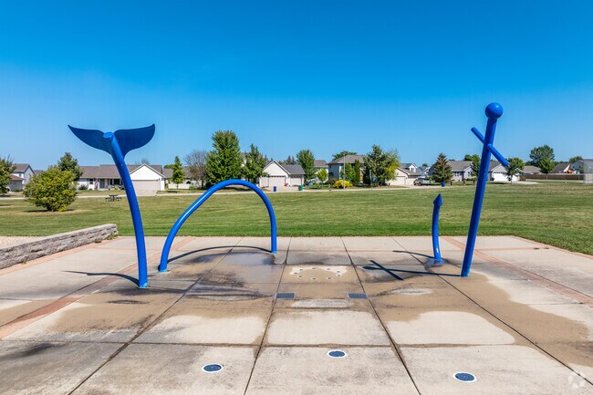 Red Smith park has a fun splash pad for warm summer days.