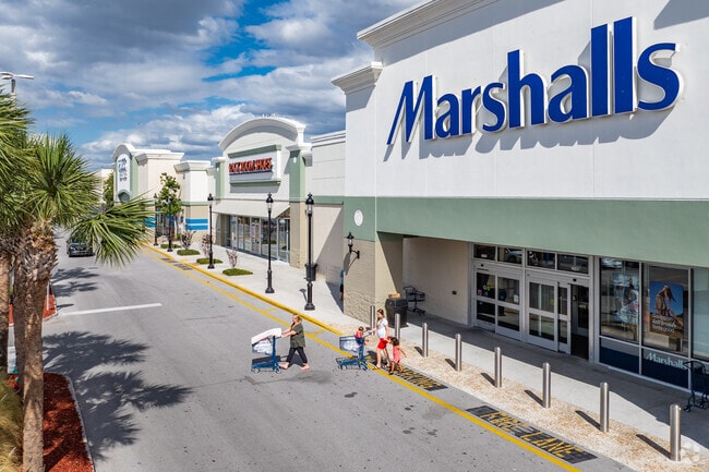 Big Box stores scattered throughout Seven Springs.