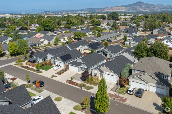 Most of the homes in West Main are surrounded by sidewalks and wide streets.