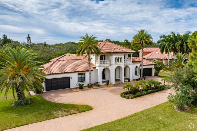 One of the amazing homes in Bayou Club with it's Mediterranean influence.