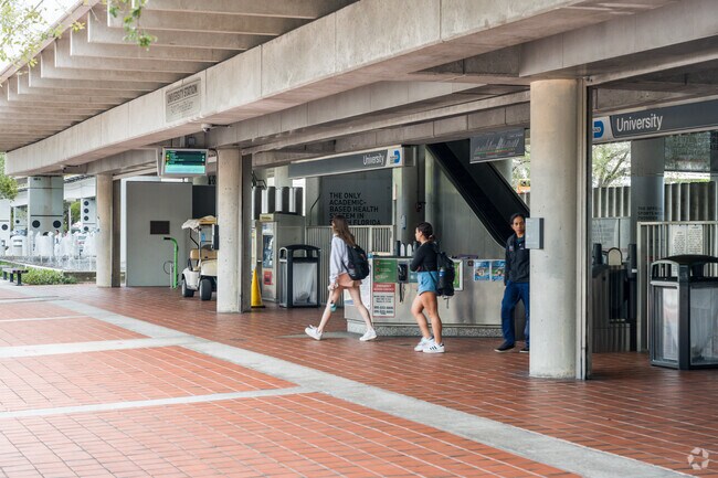 Many Upper Riviera residents can easily commute to and from the city on the Metrorail.