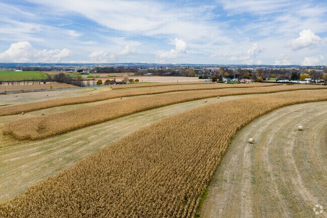 Rockland is filled with farmland providing locals with fresh foods.
