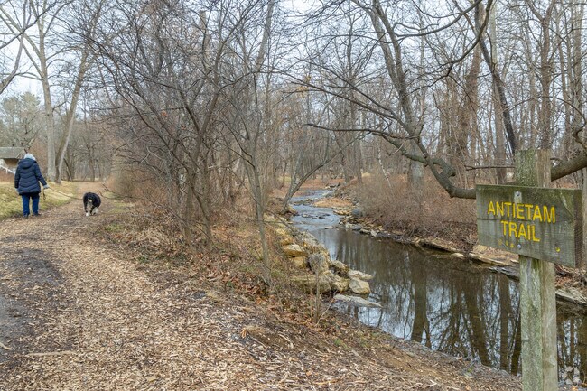 Renfrew Museum and Park in Waynesboro has miles of nature trails, some of which run along Antietam Creek.