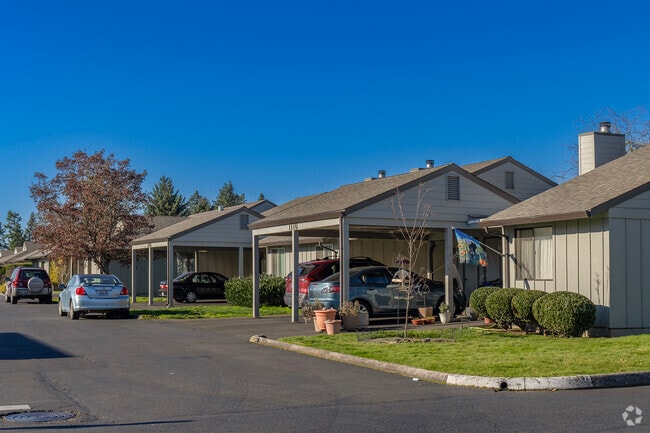 Garden-style homes line residential streets in Knapp, Vancouver.
