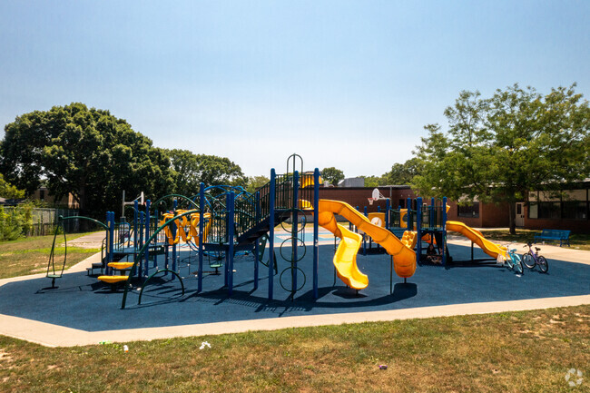 Manetuck Elementary School playgrounds are a hit amongst the kids during recess.