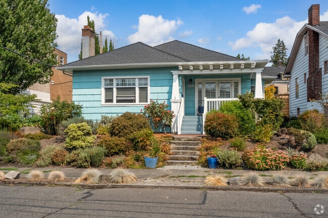 Smaller bungalows can be found in the North Beacon Hill neighborhood of Seattle.