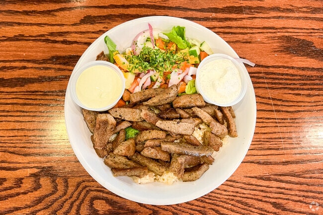 When hunger strikes, head over to Baba Ganoush Mediterranean Grill in Falmouth.