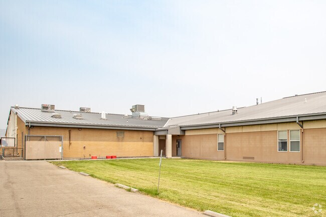 Faculty entrance at Glenns Ferry Middle School.