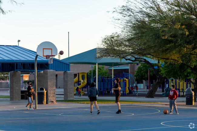 Locals love playing basketball at Kino Sports Complex.