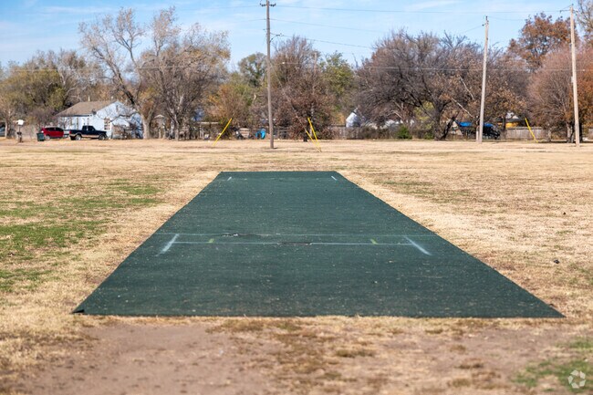 Planeview United Park offers a turf cricket field.