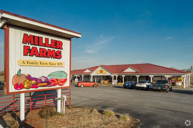 Miller Farms near Windbrook offers locally grown produce and seasonal products.