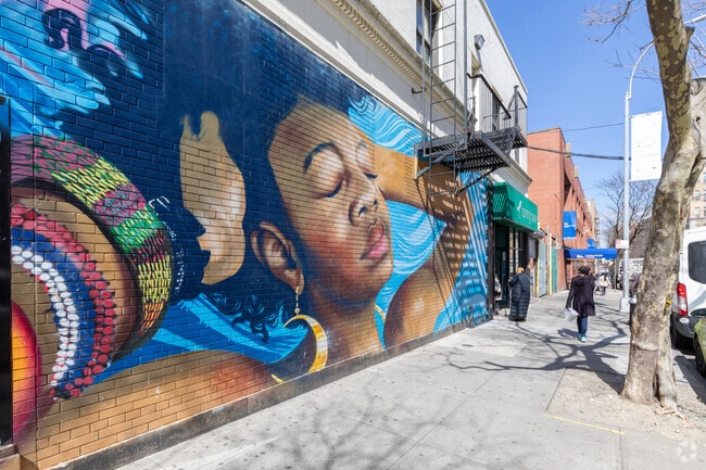 The Concourse neighborhood is covered in history and street art.
