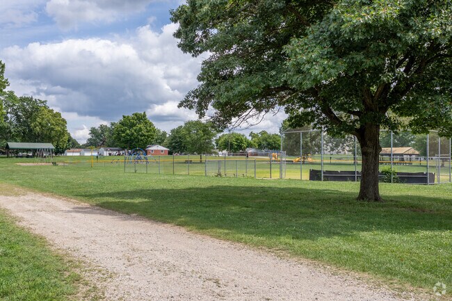 Home Avenue Park in Trenton has ballfields, picnic shelters, and a playground.