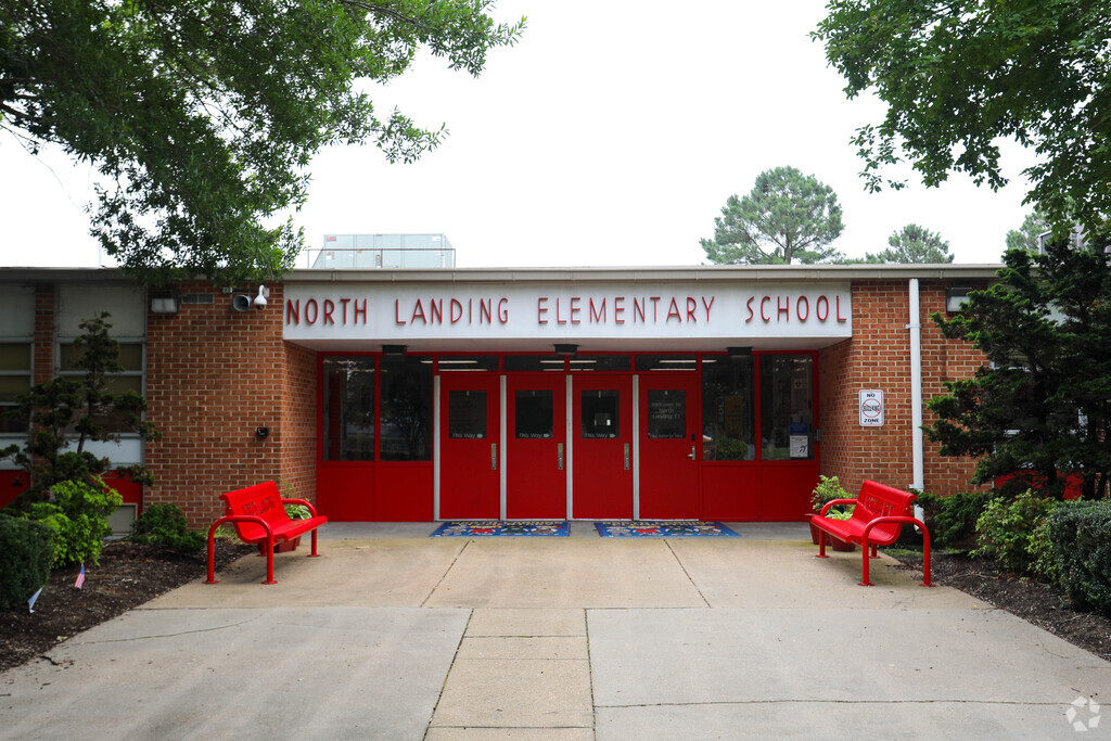 North Landing Elementary School building front entrance