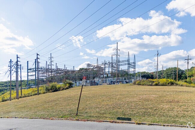 The Westfall community boast an amazing electrical substation in the middle of town.