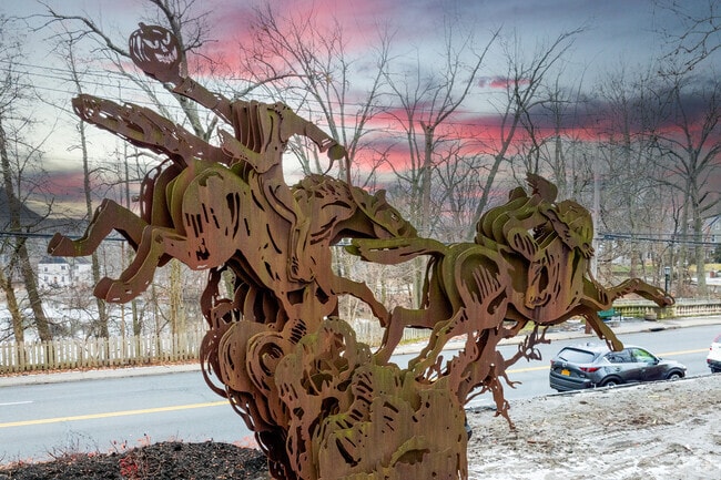 Sleepy Hollow Village, New York is home to the legendary tale of The Headless Horseman.