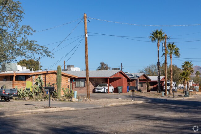 A row of homes in Cabrini can include a variety of styles.