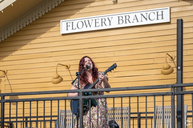 Flowery Branch hosts year-round events in the historic downtown area.