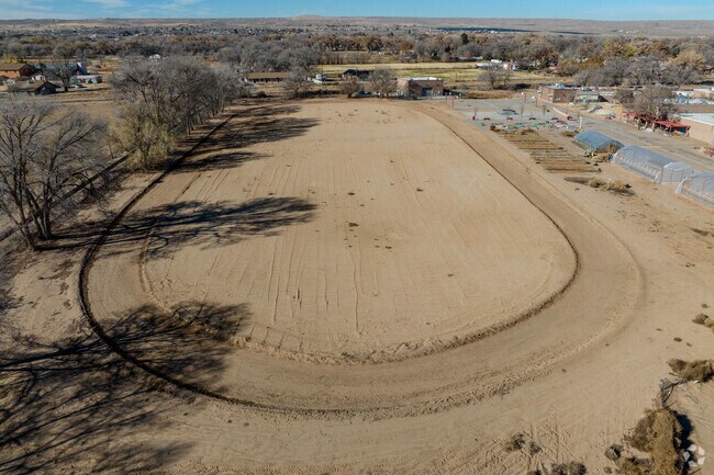 Dirt field at Polk Middle School.